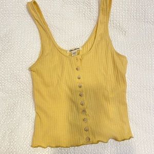 Billabong ribbed crop tank
